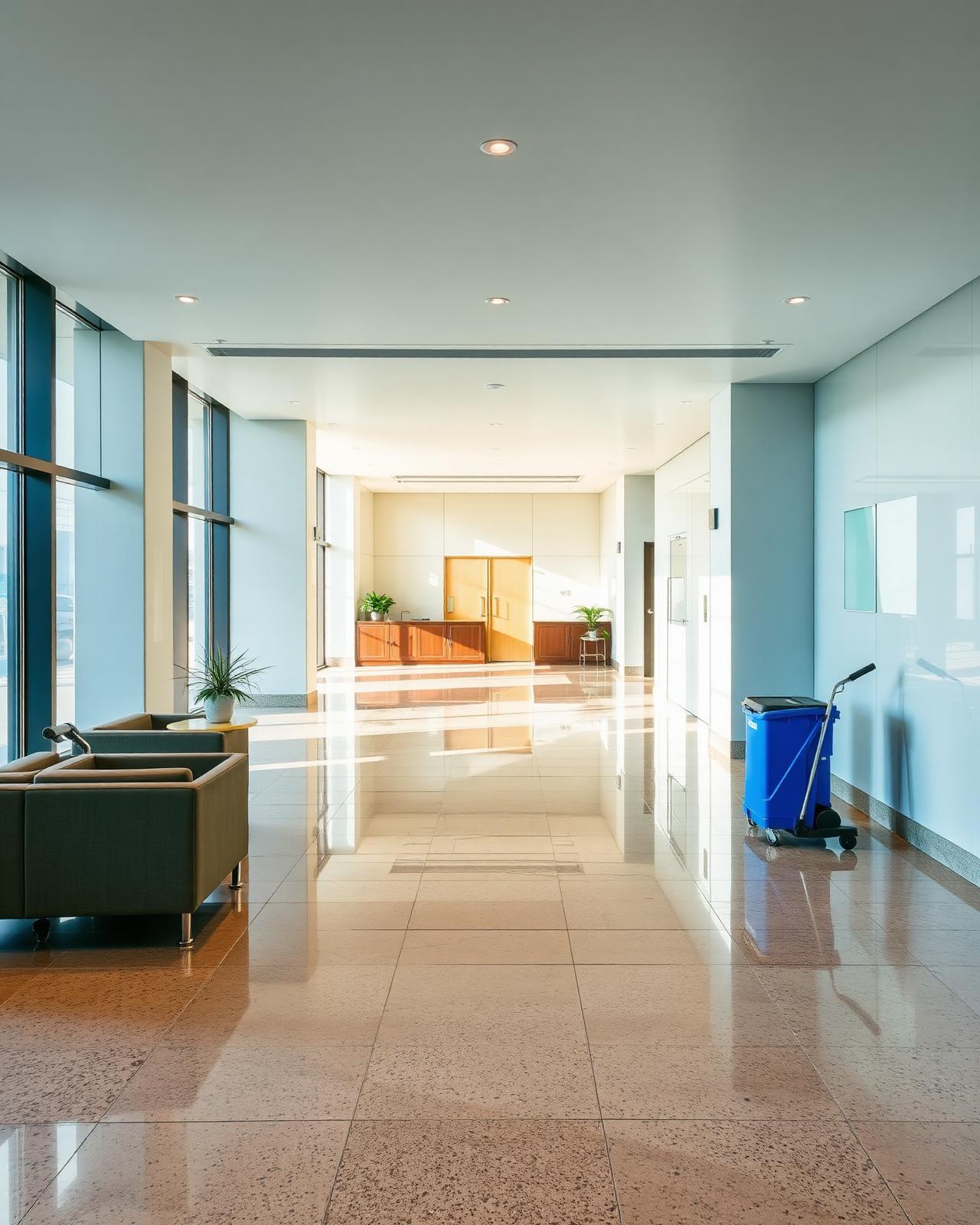 Spotless commercial reception maintained by Rohispark