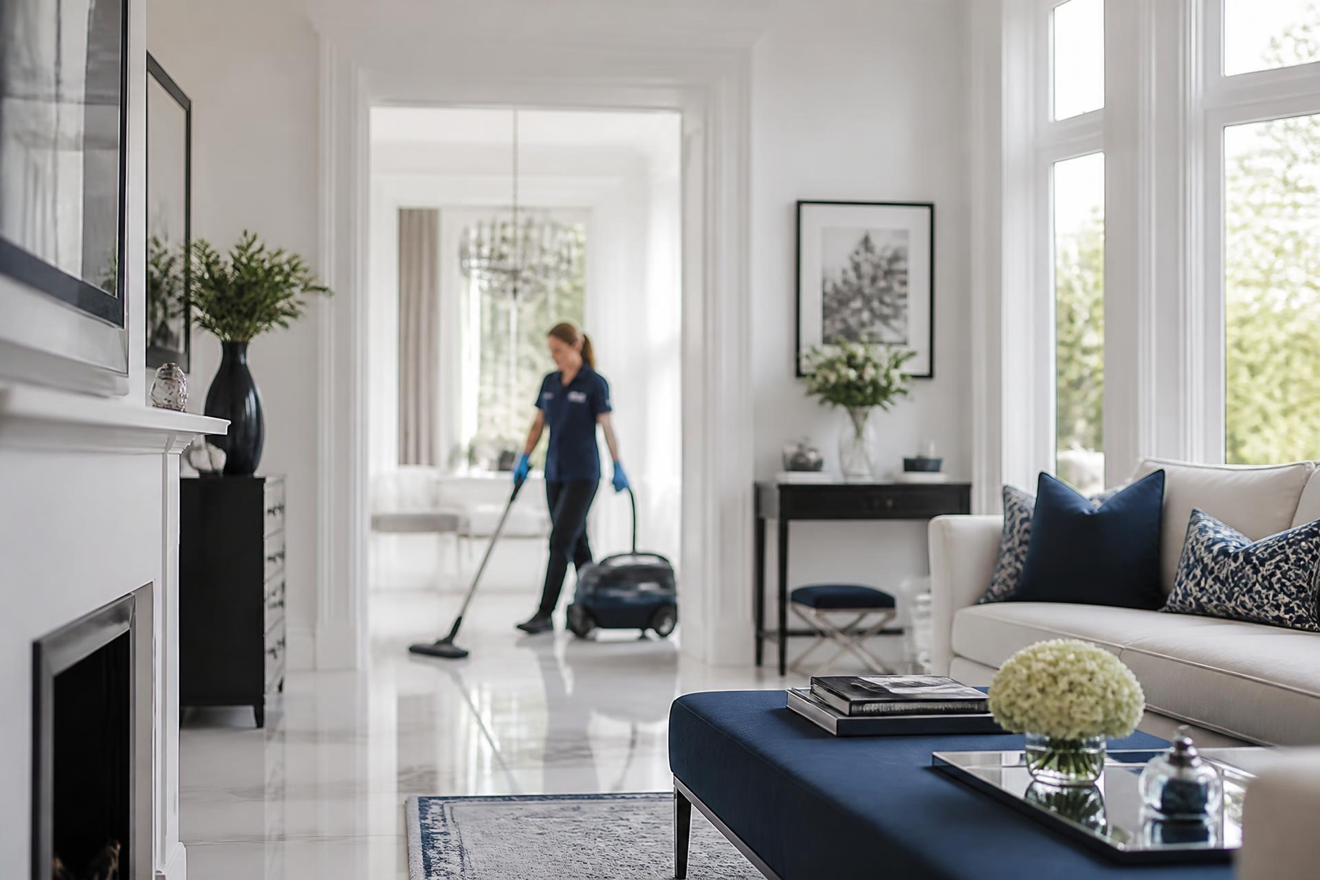 Interior of a pristine home cleaned by Rohispark Cleaning Ltd