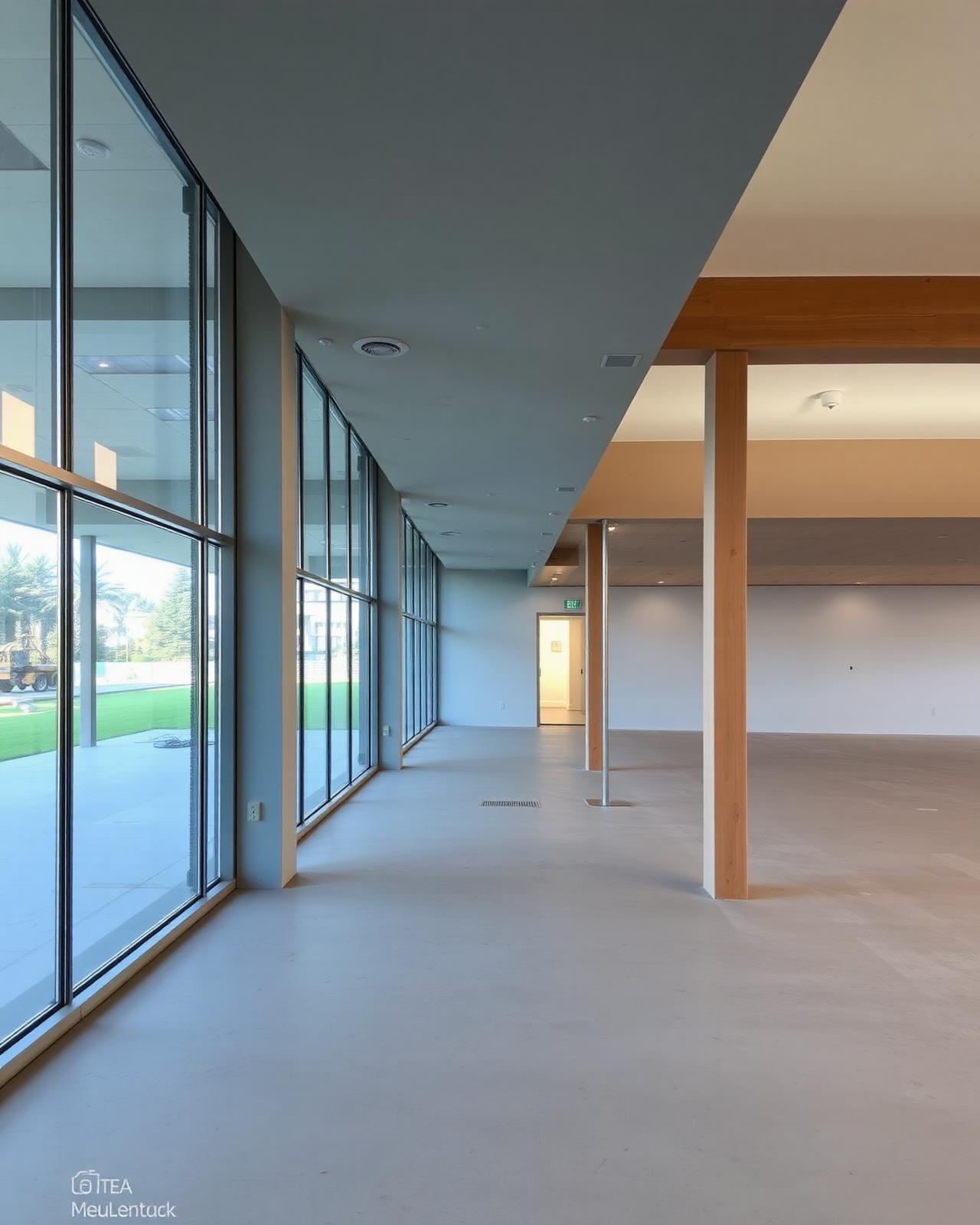 New-build interior cleaned to handover condition