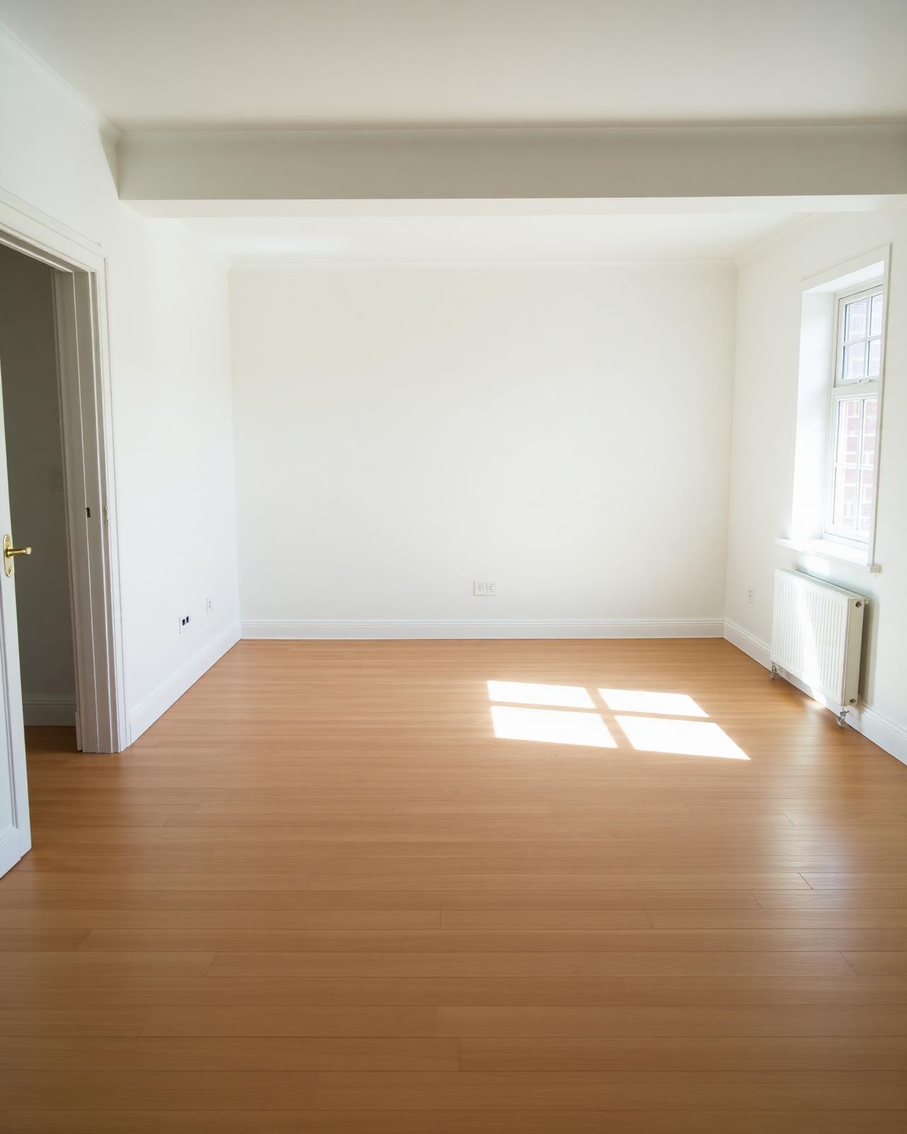 Empty rental property cleaned to end of tenancy standard